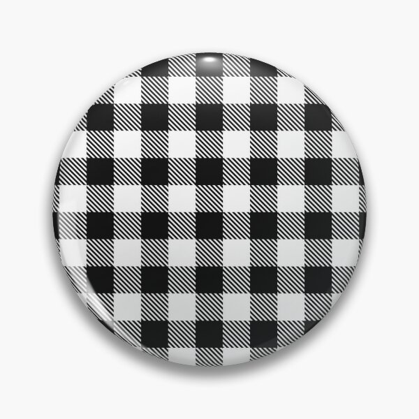 Item preview, White and Black Buffalo Plaid designed and sold by Found Dream.