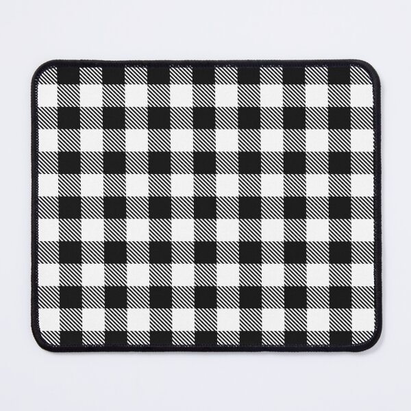Item preview, White and Black Buffalo Plaid designed and sold by Found Dream.