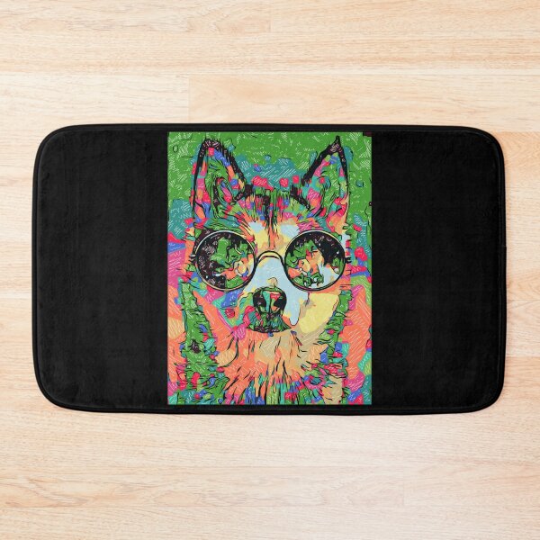 Item preview, seter dog sunglasses cool colorful abstract    designed and sold by TradCulture.