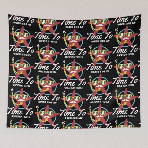 Item preview, Time to breathe in the sea Premium designed and sold by CHANDAKAs.