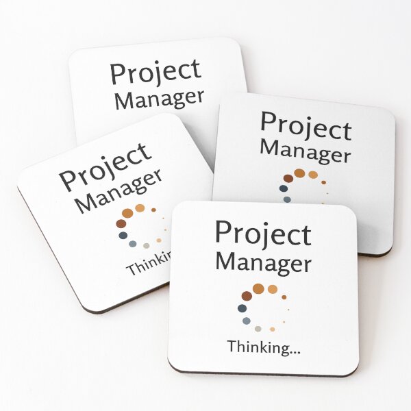 Item preview, Project Manager Thinking Quote designed and sold by GR-ART.