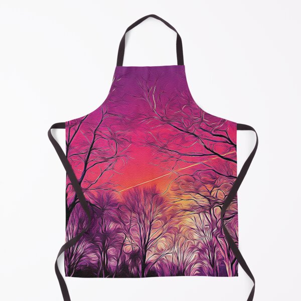 Item preview, Lonely Forest Sunset - Oil Painting designed and sold by Unaiza Khalid.
