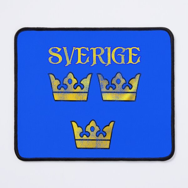 Item preview, Three Crowns Tre Kronor of Sweden Swedish Coat of Arms Distressed designed and sold by funnytshirtemp.
