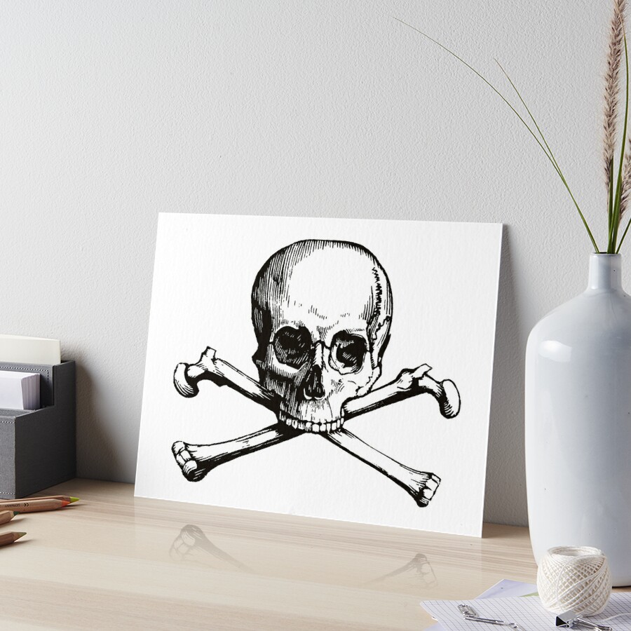 WN – os de crâne Jolly rogers avec Double lames, drapeau de Pirate