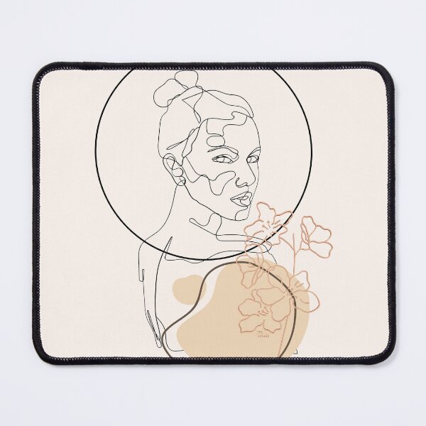 Item preview, Minimalistic floral boho lineart designed and sold by CreativeStrand.