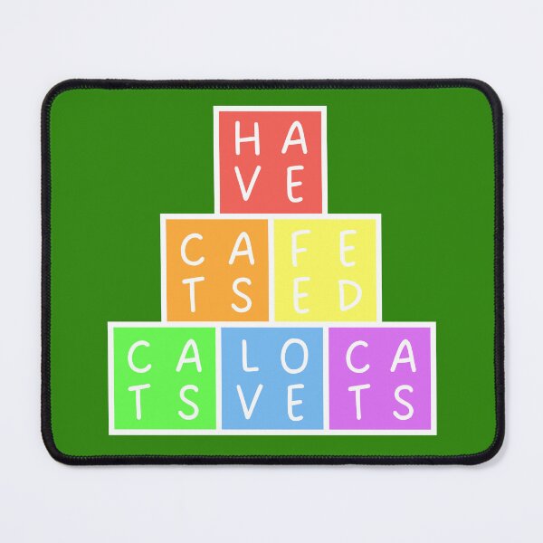 Item preview, Have cats, feed cats, love cats - Pyramid - Pastel colors rainbow designed and sold by RainbowWordLand.