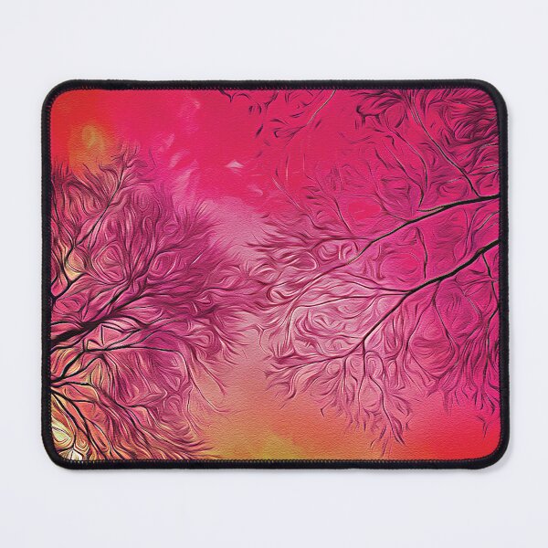 Item preview, Lonely Trees by Pink Sunset - Oil Painting designed and sold by Unaiza Khalid.