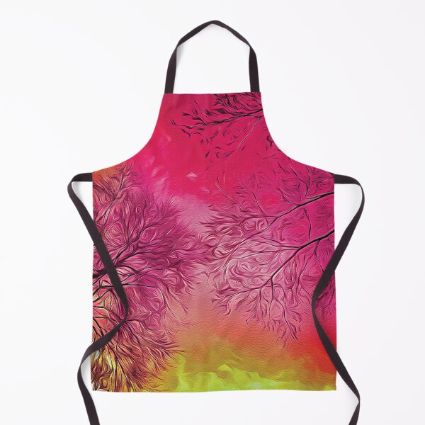 Item preview, Lonely Trees by Pink Sunset - Oil Painting designed and sold by Unaiza Khalid.