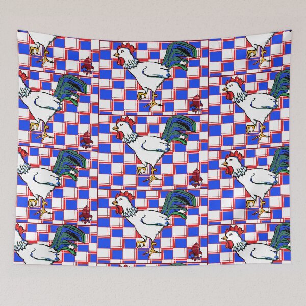 Item preview, Red, white and Blue rooster designed and sold by judy snyder.