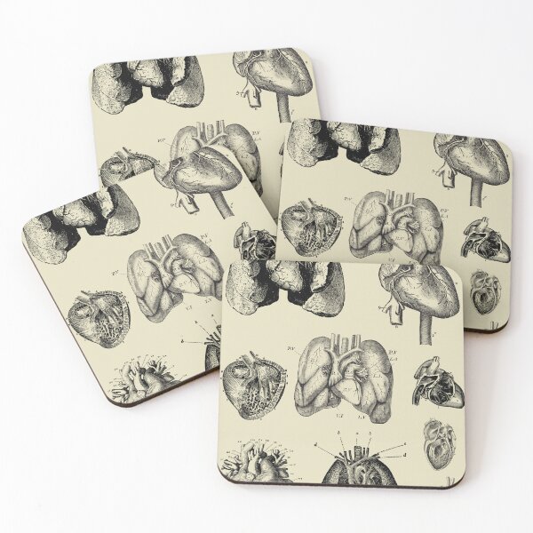 Item preview, Vintage anatomy of the heart  designed and sold by Preslava Genova.