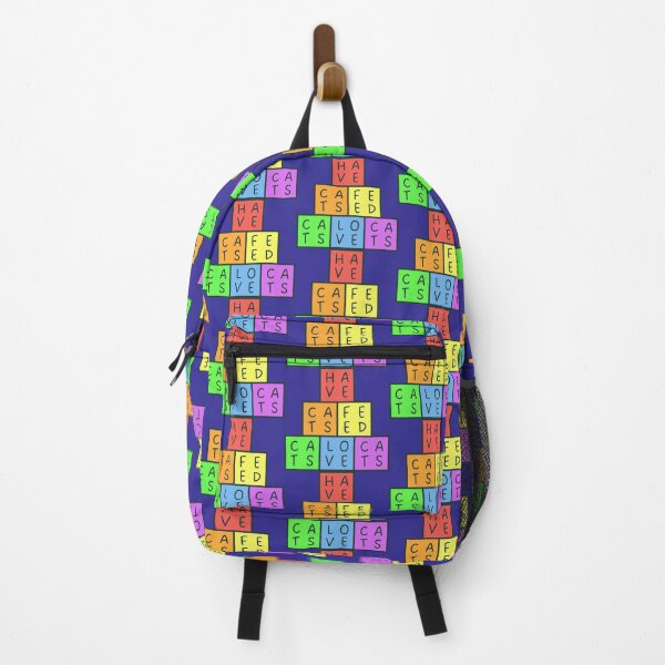 Item preview, Have cats, feed cats, love cats - Pyramid - Pastel colors rainbow - Dark text designed and sold by RainbowWordLand.