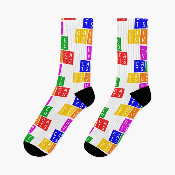 Item preview, Have cats, feed cats, love cats - Pyramid - Basic rainbow colors - Violet to Red designed and sold by RainbowWordLand.