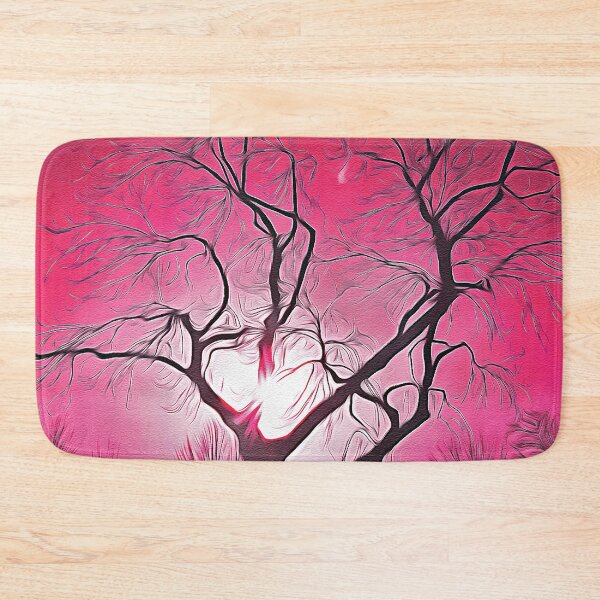 Item preview, Mysterious Tree Sunset - Oil Painting designed and sold by Unaiza Khalid.