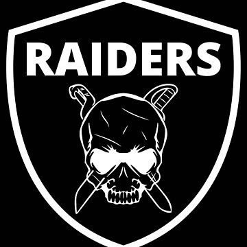 Raiders Shield Skull and Swords - Football / NFL / Pirate Theme