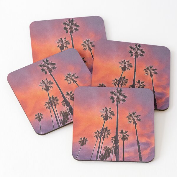 Item preview, Palm Trees Sunset - Oil Painting designed and sold by Unaiza Khalid.
