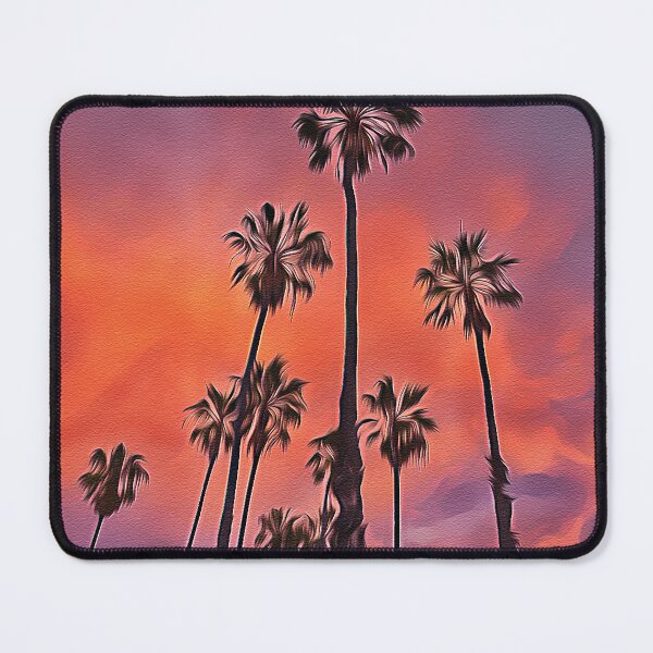 Item preview, Palm Trees Sunset - Oil Painting designed and sold by Unaiza Khalid.