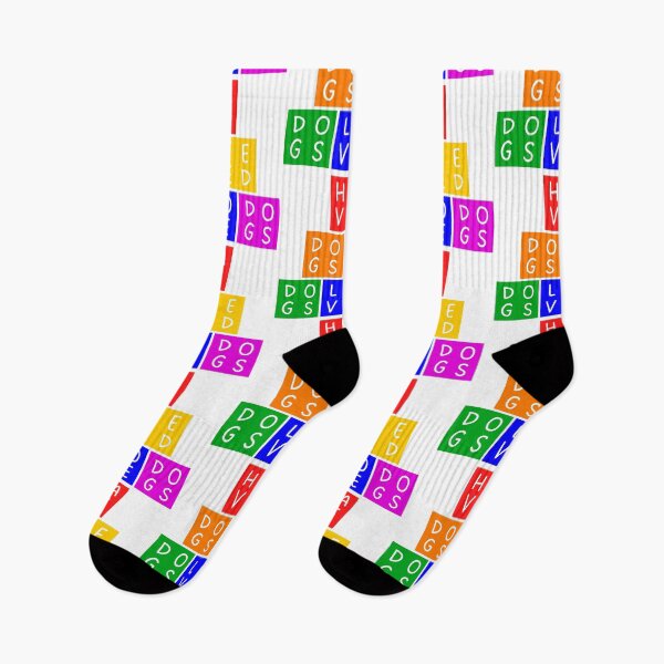 Item preview, Have dogs, feed dogs, love dogs - Pyramid - Basic rainbow colors designed and sold by RainbowWordLand.