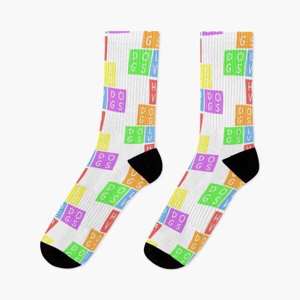 Item preview, Have dogs, feed dogs, love dogs - Pyramid - Pastel colors rainbow designed and sold by RainbowWordLand.