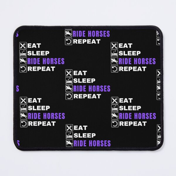 Item preview, Eat Sleep Ride Horses Repeat Pony Funny Horseback Riding Love designed and sold by Kevins16.