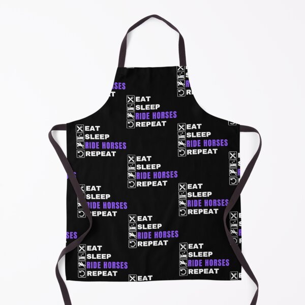 Item preview, Eat Sleep Ride Horses Repeat Pony Funny Horseback Riding Love designed and sold by Kevins16.