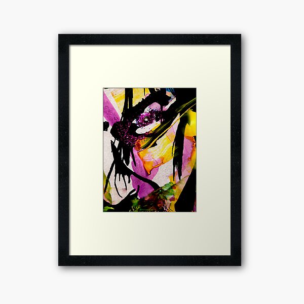 Chaos in Colour by Pasha du Valentine at Goddamn Media Framed Art Print