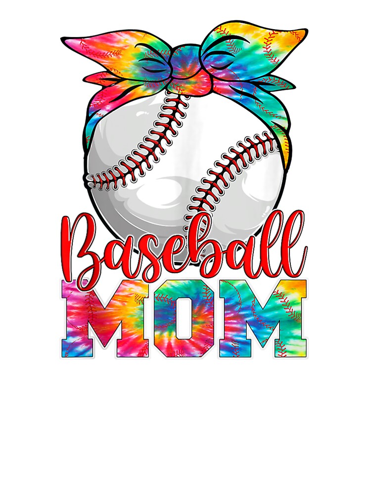 Bleached Baseball Bonus Mom Life Baseball Mom Mother's Day Kids T-Shirt  for Sale by v18korbin