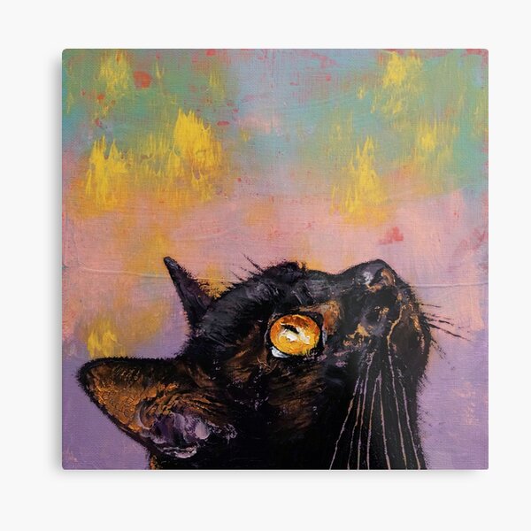 Fixed Gaze Metal Print