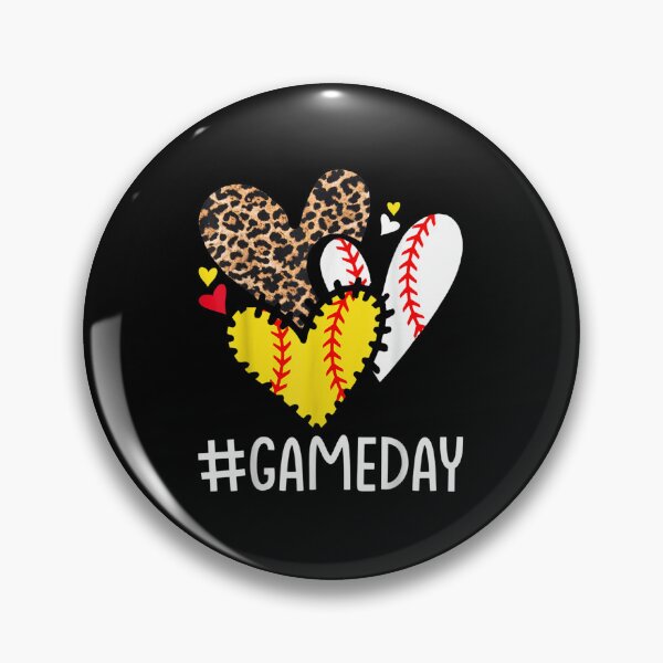 Item preview, Game Day Leopard Hearts Softball Mom Baseball Mother's Day designed and sold by v18korbin.