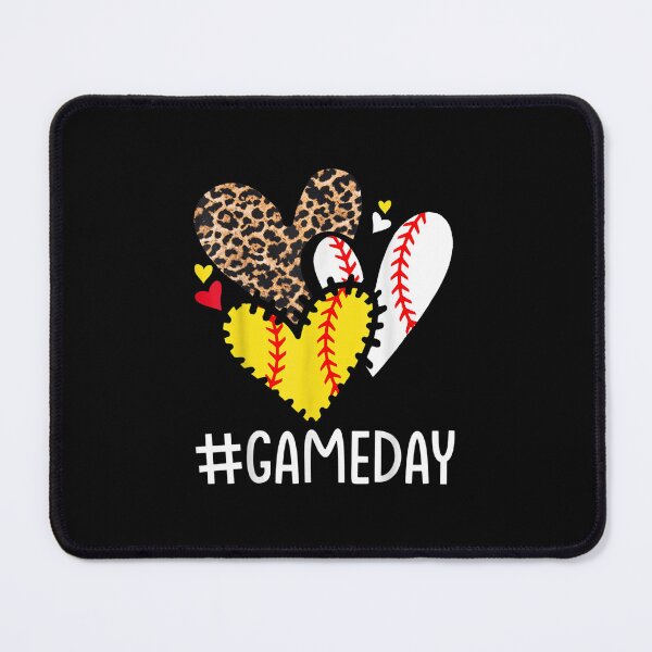 Item preview, Game Day Leopard Hearts Softball Mom Baseball Mother's Day designed and sold by v18korbin.