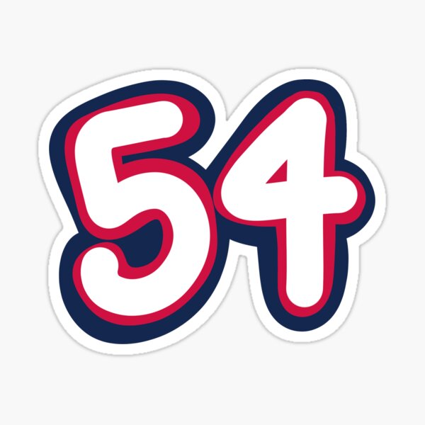 max fried jersey number Sticker for Sale by madisonsummey