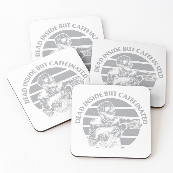 Item preview, Dead Inside but Caffeinated designed and sold by Gori11aTees.