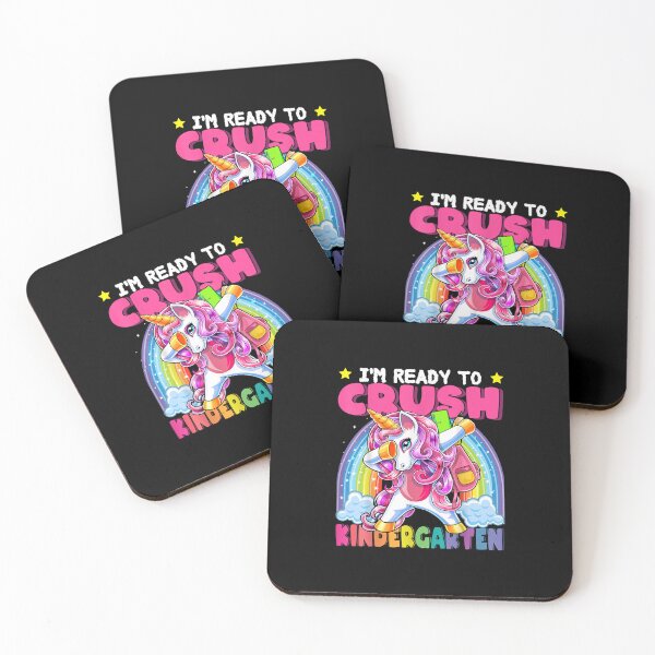 Item preview, Crush Kindergarten Dabbing Unicorn Back to School Girls Gift designed and sold by abeyouabeyouhi.
