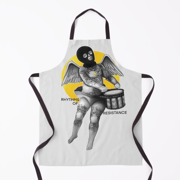 Item preview, Riot angel with drum rhythm of resistance designed and sold by Meakm-art.