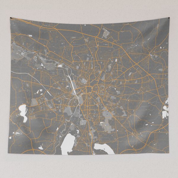 Item preview, Leipzig City Map of Saxony, Germany - Bauhaus designed and sold by deMAP.