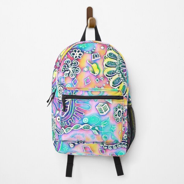 Item preview, Trippy Colorful Pastel Mandala designed and sold by shantilovesart.