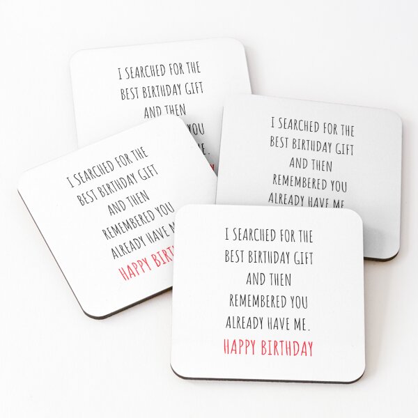 Item preview, Funny Happy Birthday Gifts and Cards for Him & Her designed and sold by TextToTee.