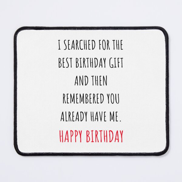 Item preview, Funny Happy Birthday Gifts and Cards for Him & Her designed and sold by TextToTee.
