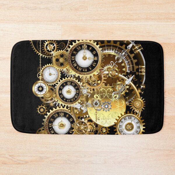 Item preview, Steam Punk Gold Clocks and Gears  designed and sold by MamaNeeaDesigns.