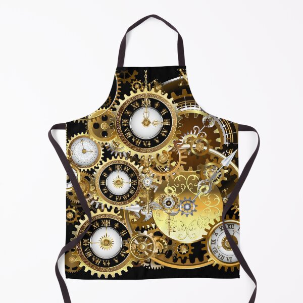 Item preview, Steam Punk Gold Clocks and Gears designed and sold by MamaNeeaDesigns.