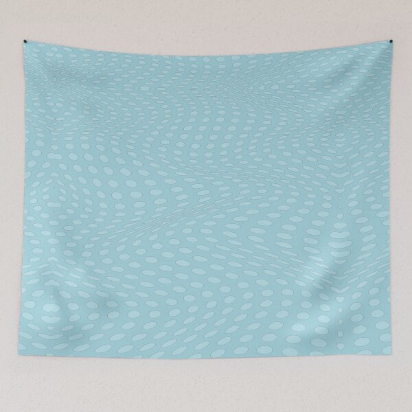 Item preview, Wavy Dots - Mist designed and sold by SilverPegasus.