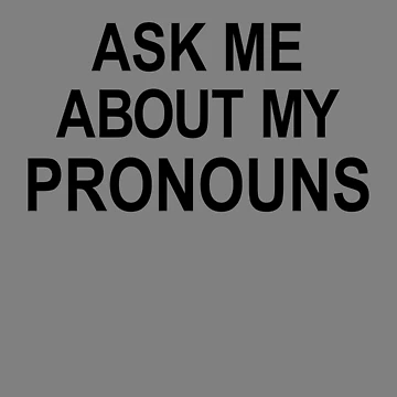 Imagen de la obra Ask Me About My Pronouns Gender Fluid Pride Genderfluid Gear de DynamicDesign