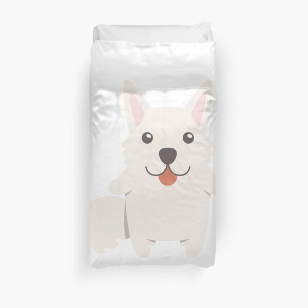 American Eskimo Dog Duvet Cover