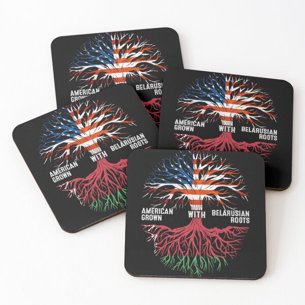 Item preview, American Grown With Belarusian Roots Tree Belarus Flag designed and sold by MoHaCo.
