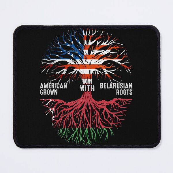 Item preview, American Grown With Belarusian Roots Tree Belarus Flag designed and sold by MoHaCo.
