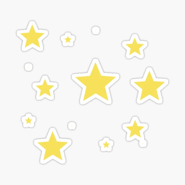 STARS Sticker for Sale by DesignOnTshirt