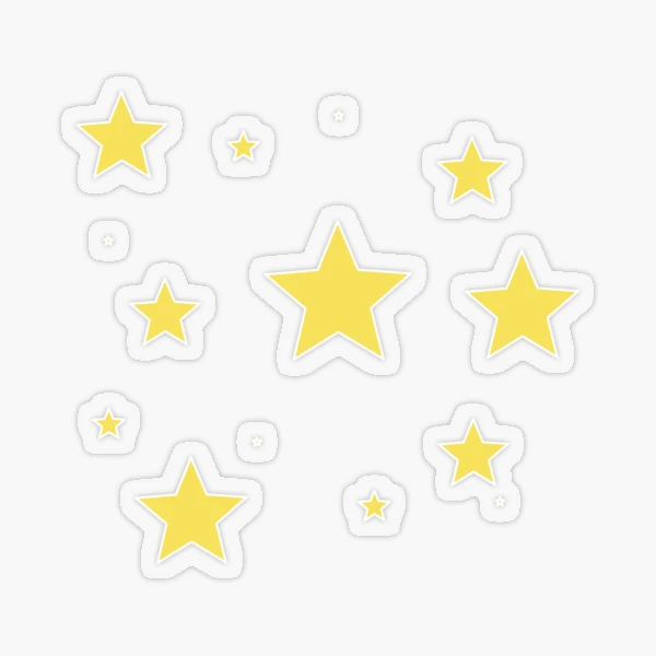 STARS Sticker for Sale by DesignOnTshirt