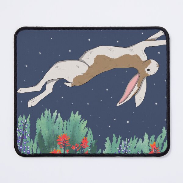 Item preview, Nightitme Leaping Bunny designed and sold by marleywrightart.