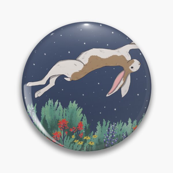 Item preview, Nightitme Leaping Bunny designed and sold by marleywrightart.