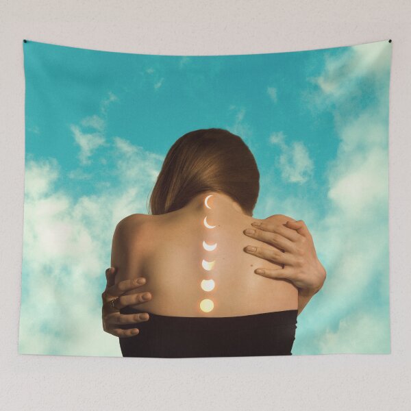 Item preview, Glowing Moon Phases Body tattoo  designed and sold by Yasmine khalifa.