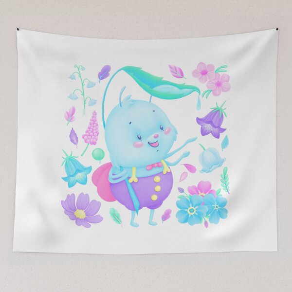 Item preview, A happy little fly with the leaf designed and sold by artmeyer.